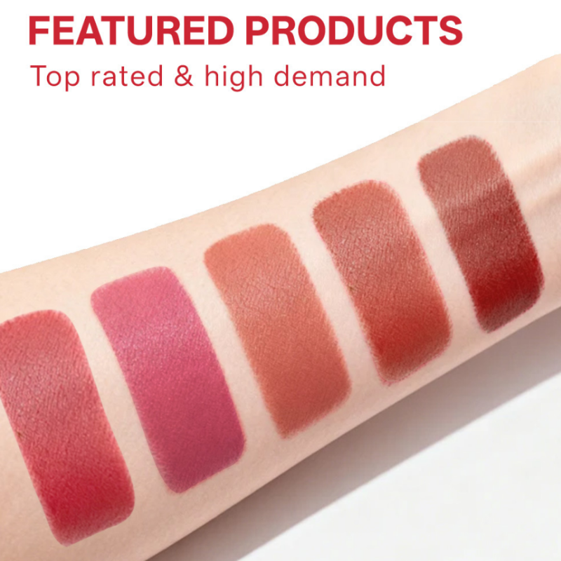 Five-Shade Matte Lipstick