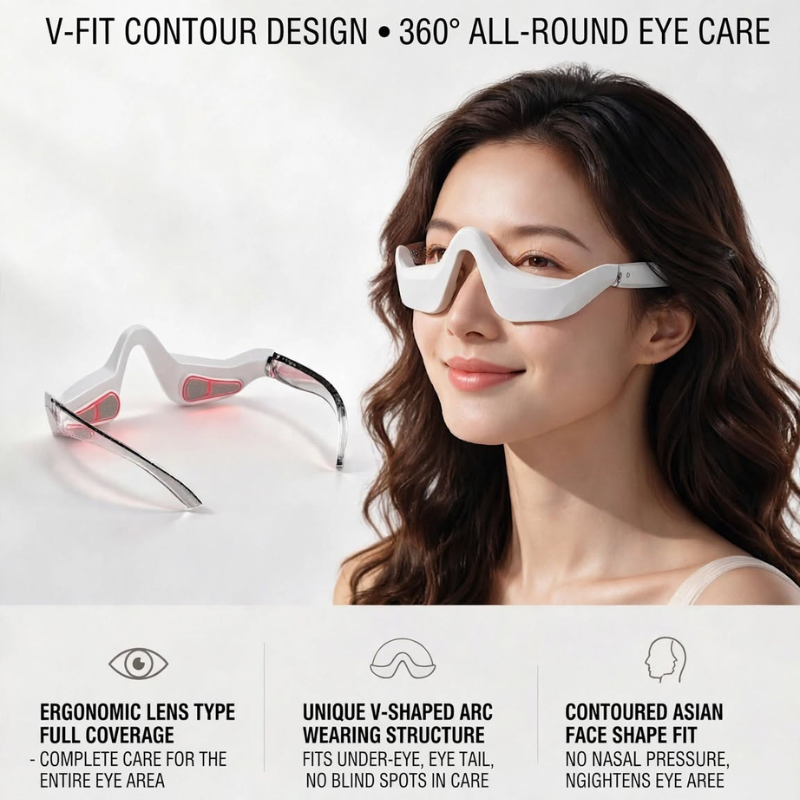 Microcurrent Red Light Eye Massager