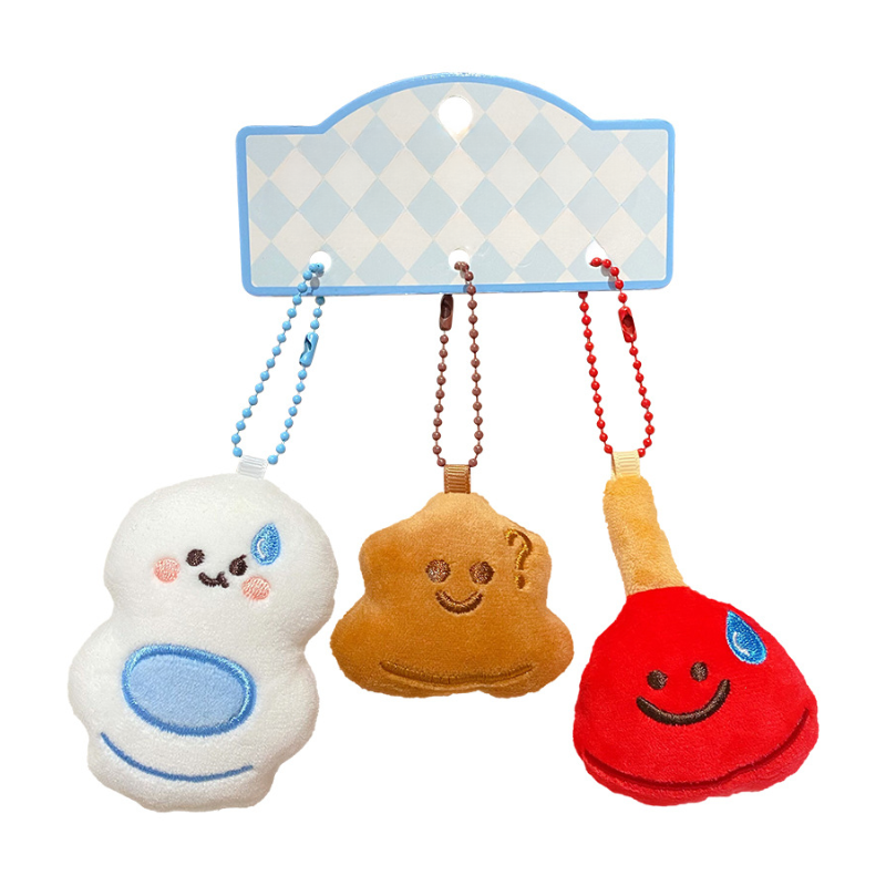 Funny Cartoon Toilet Couple Bag Charm