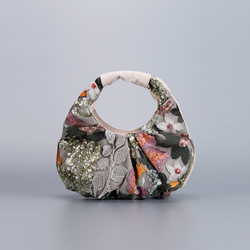 Veloria Embroidered Luxe Handbag