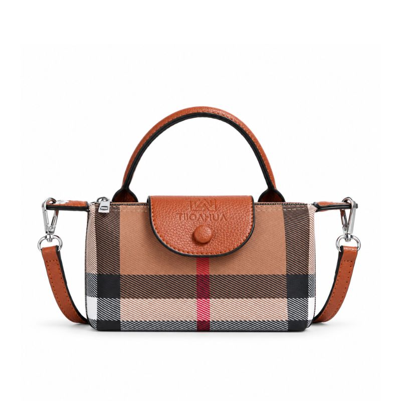 Classic Plaid Mini Handbag