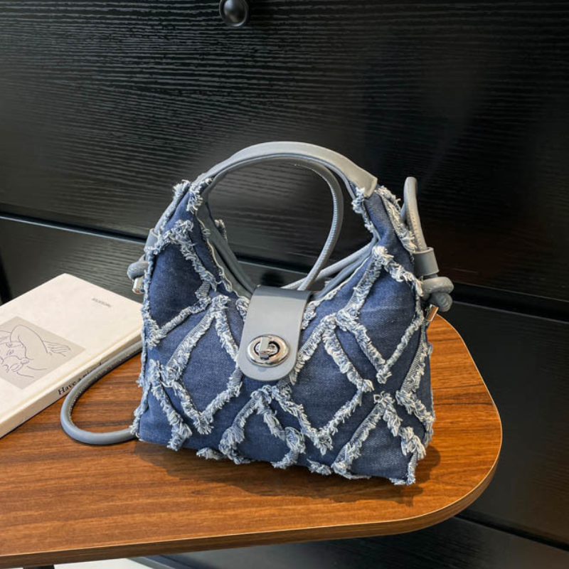 Sweet Denim Dumpling Handbag
