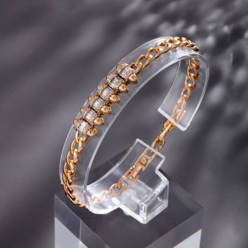 Urban Iced Zircon Cuban Bracelet