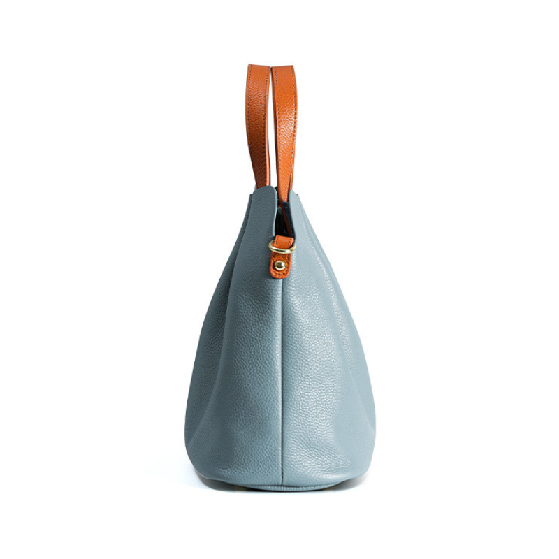 Luxury Cowhide Leather Large Capacity Handbag For Women