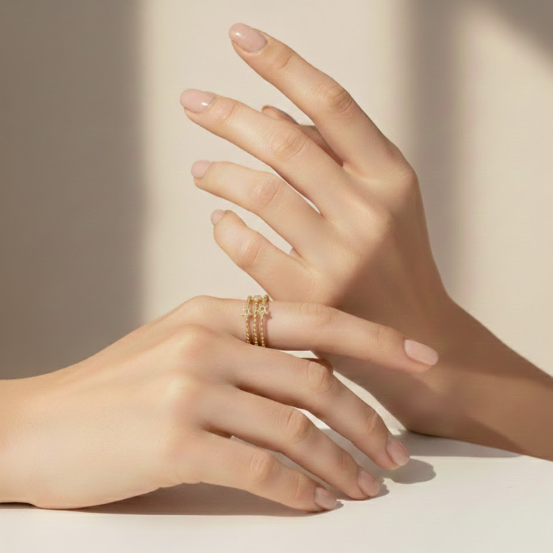 Nova Edge Alloy Plated Ring