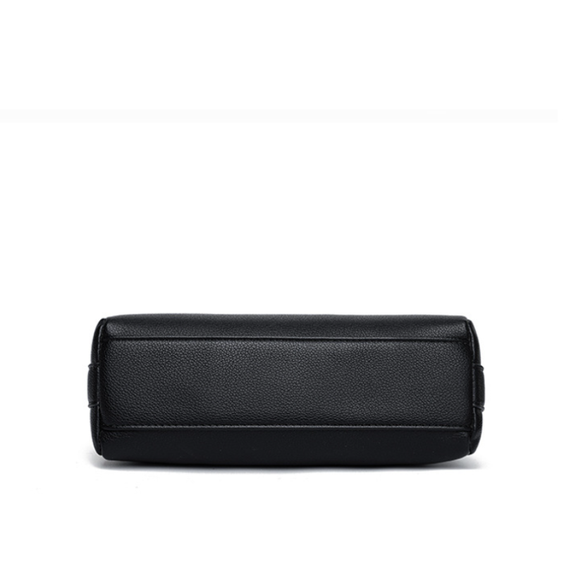 Leaf Charm Soft Leather Crossbody Bag