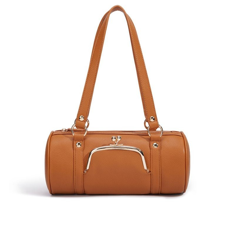 Vintage Boston Barrel Handbag