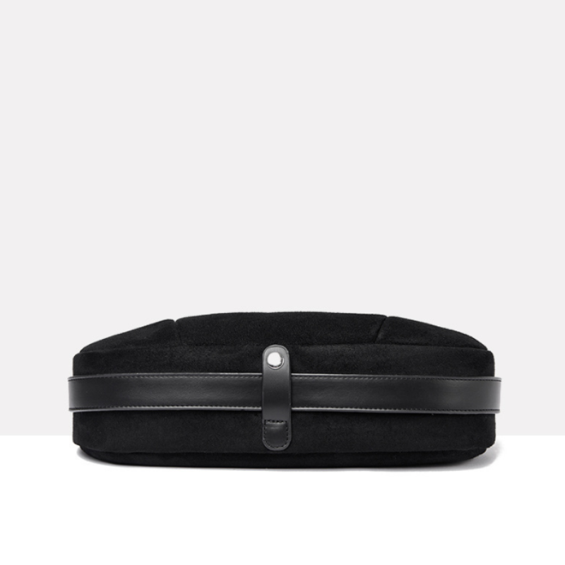 Retro Suede Shoulder Bag