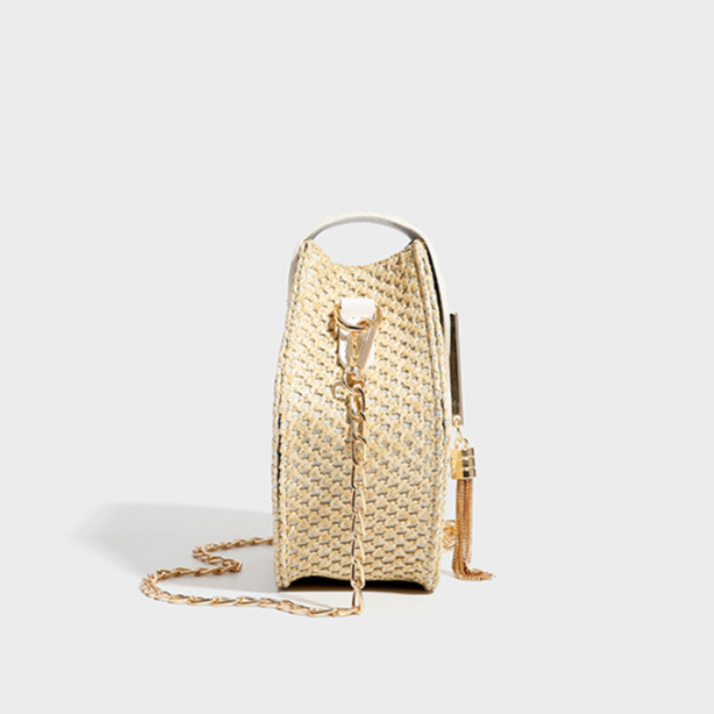 Summer Woven Crossbody Beach Bag