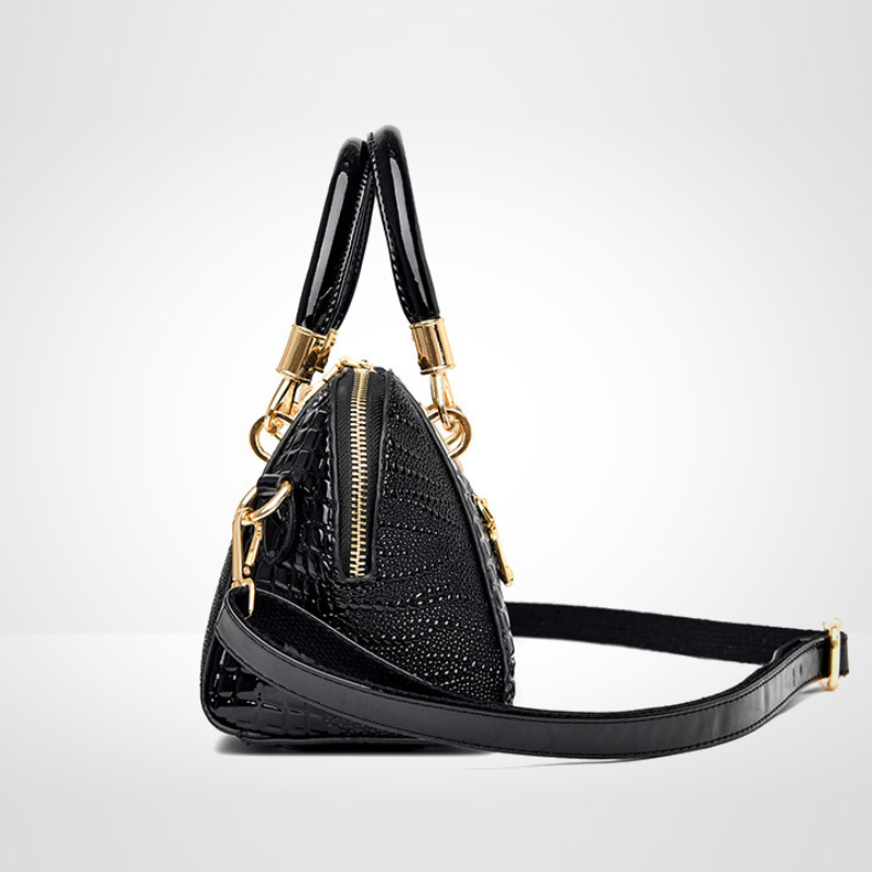 Crocodile Pattern Large Capacity Fashion Handbag