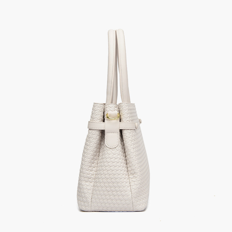 Woven Pattern Large Capacity Women’s Handbag