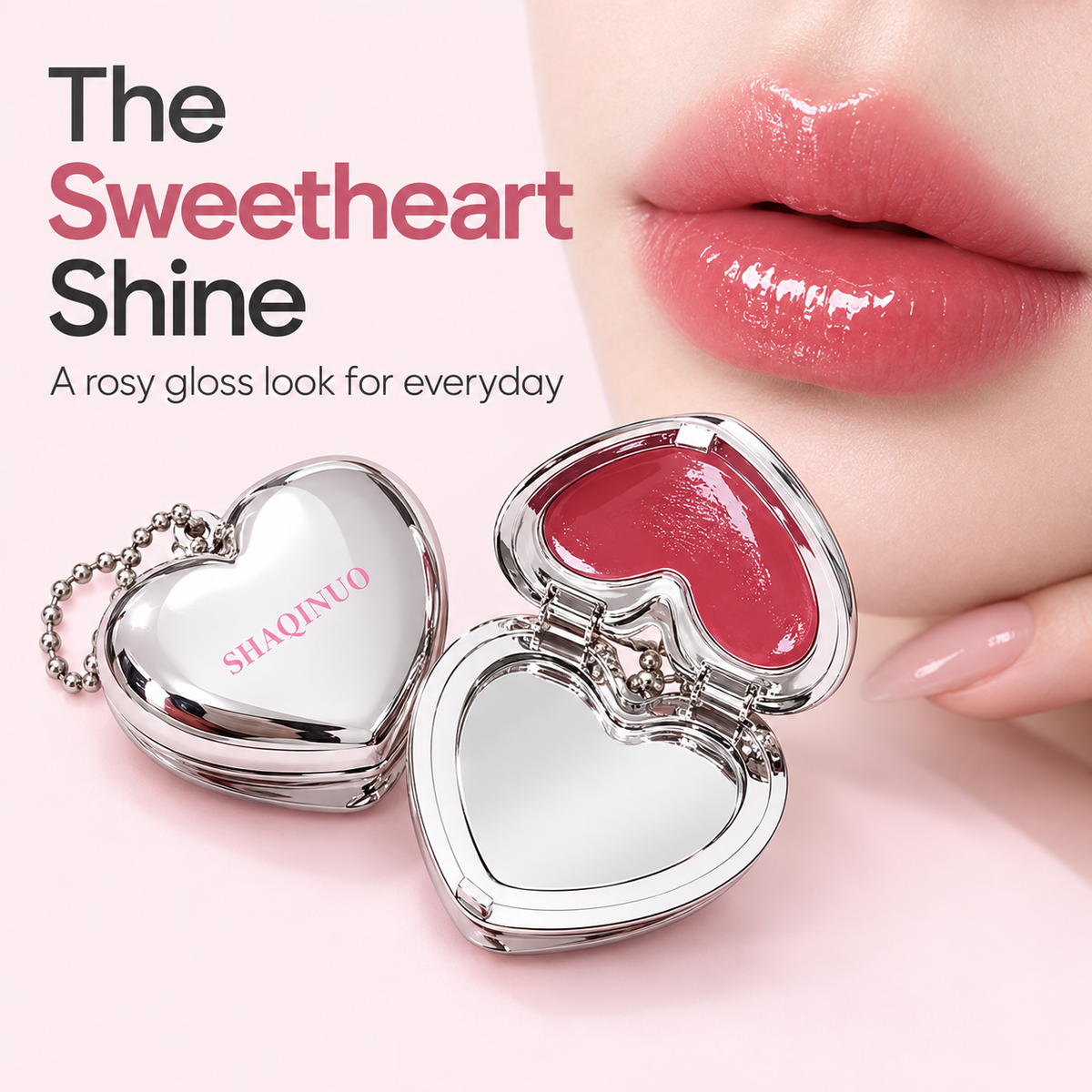 Heart-Shaped Gloss Lip Balm