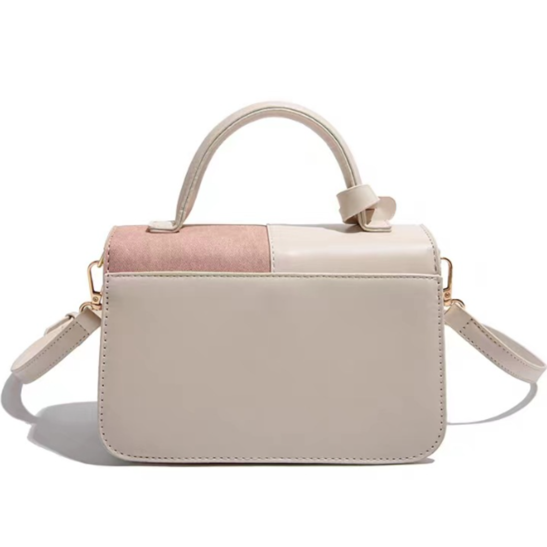 Elegant Contrast Crossbody Bag