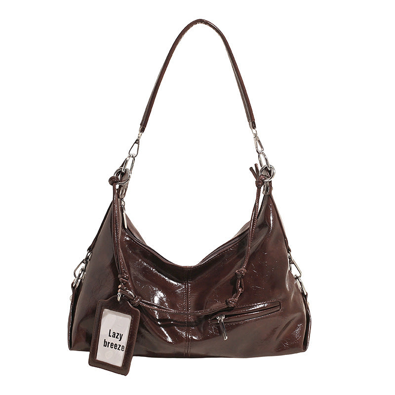 Vintage Gloss Shoulder Bag