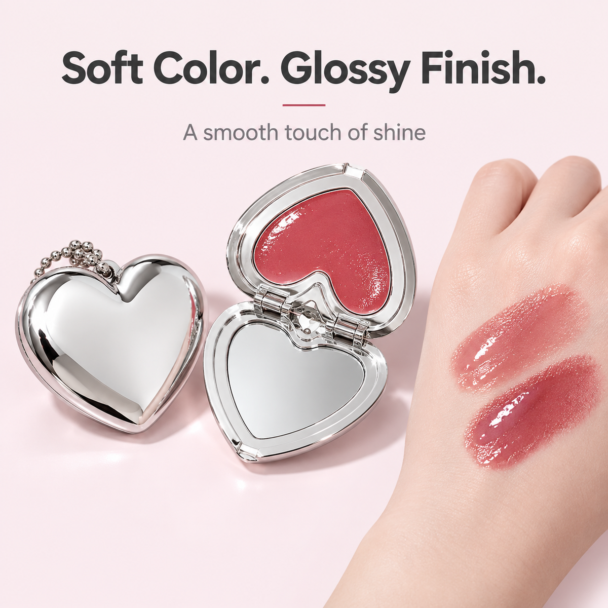 Heart-Shaped Gloss Lip Balm
