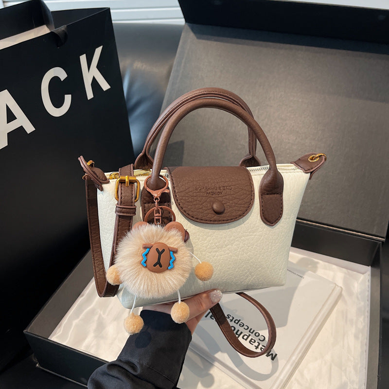 Color Block Dumpling Handbag