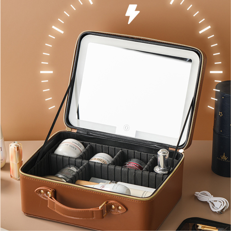 Glow Mirror Cosmetic Case