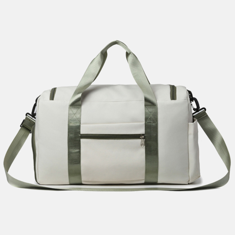 Contrast Color Oxford Sports Training Duffle Bag