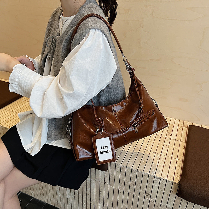 Vintage Gloss Shoulder Bag