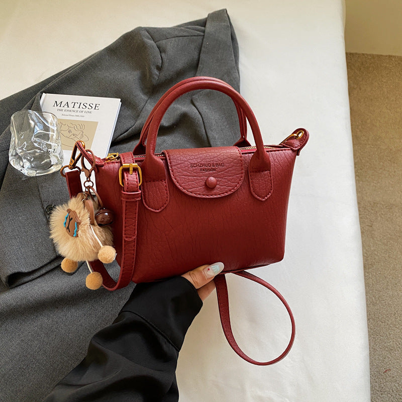 Color Block Dumpling Handbag