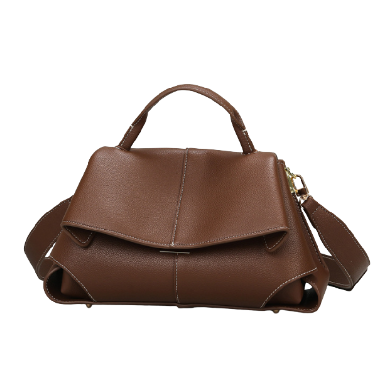 Envelope Style Contour Crossbody Bag