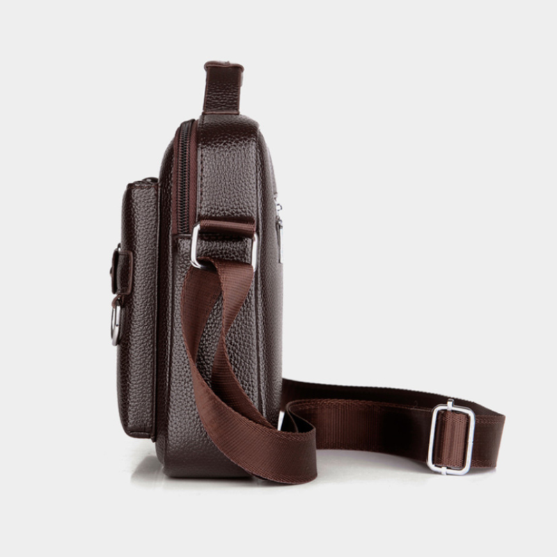 PU Leather Business Messenger Bag