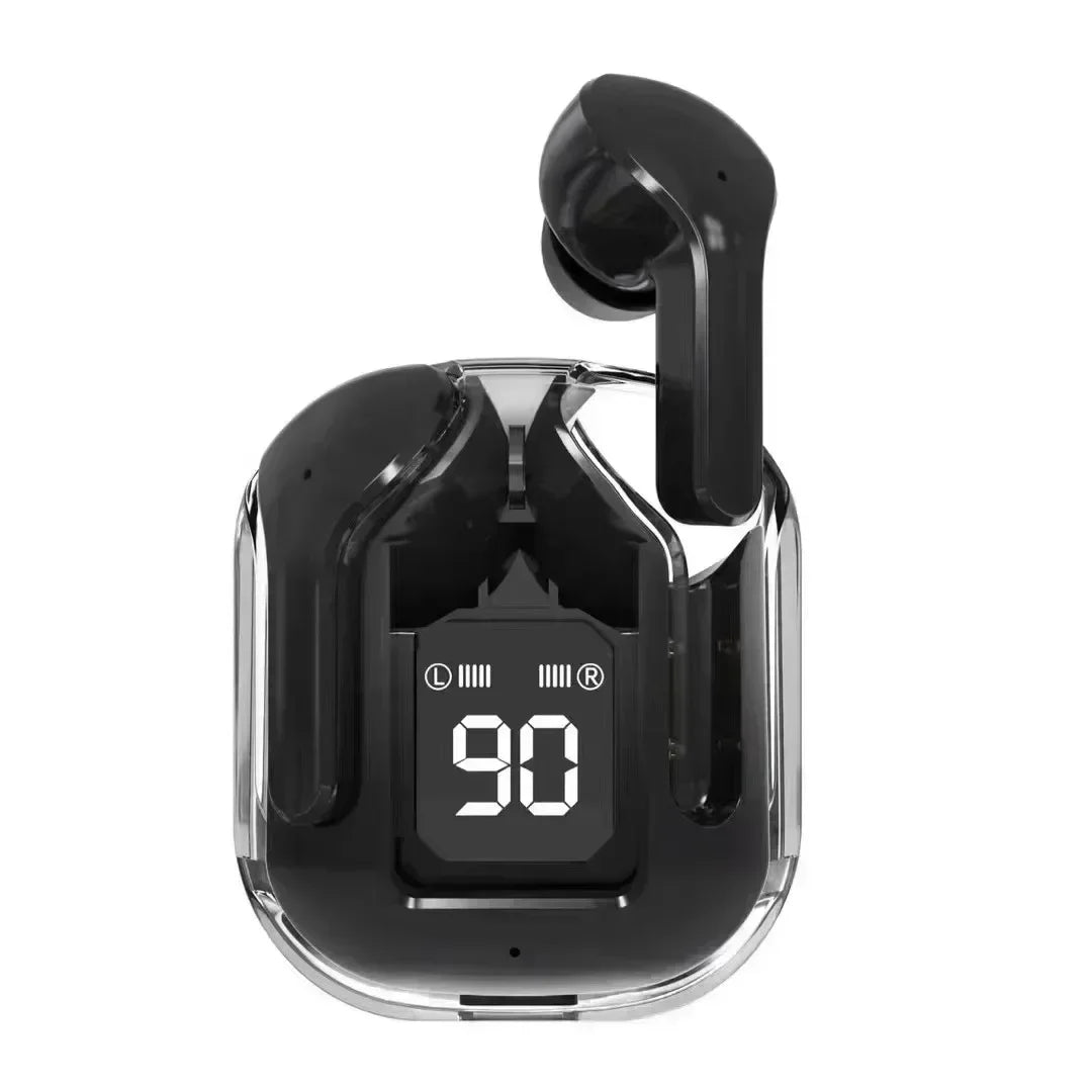 Clear Shell Wireless Bluetooth Earbuds