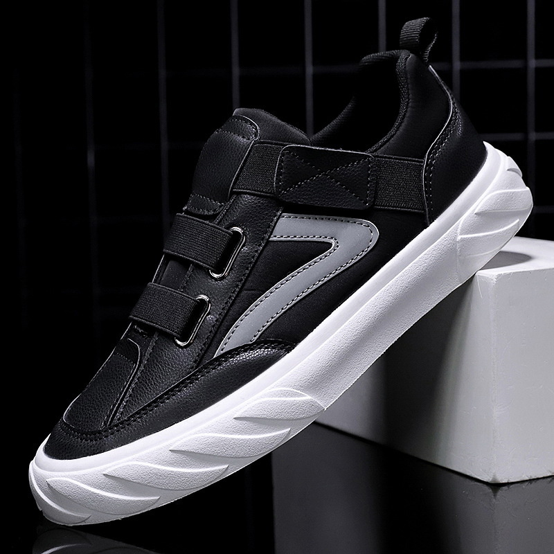 Men's Triple Strap Adjustable Secure Fit Walking Sneakers