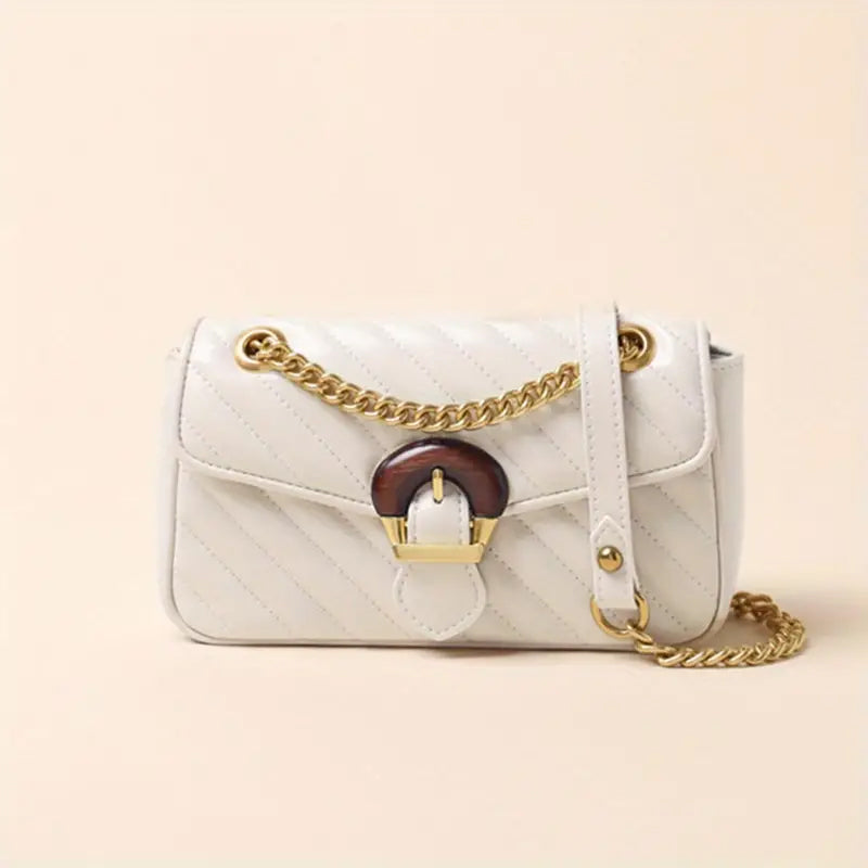 Embroidered Luxury Chain Mini Crossbody Bag