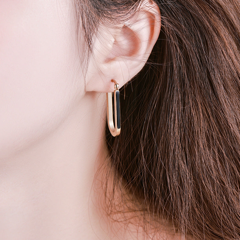 New Fashionable Cross-Border Stainless Steel Earrings