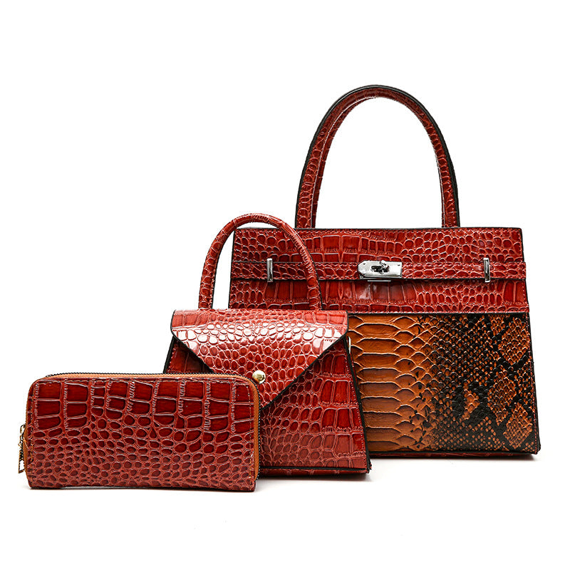 Crocodile Chic Carryall Sync Set