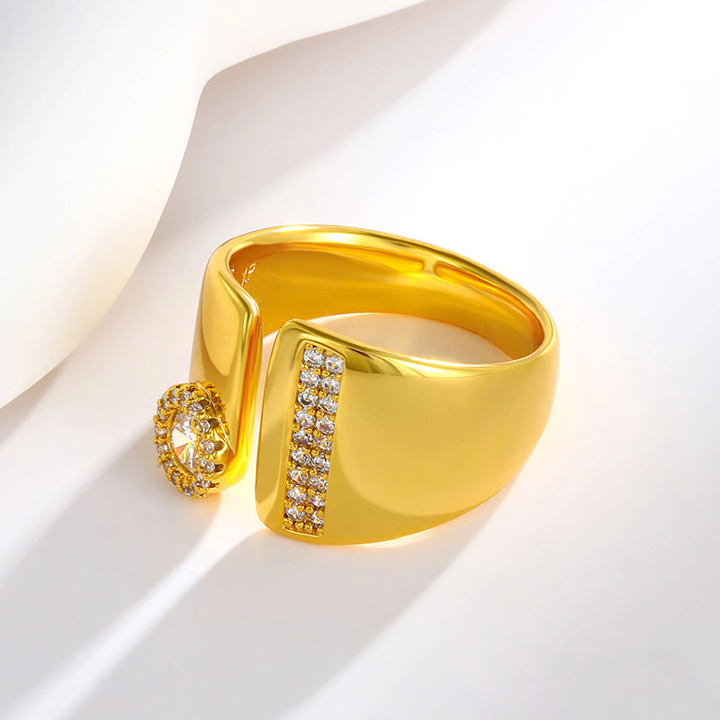 Niche Geometric Fashion Ring