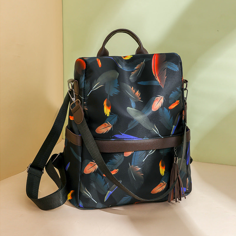 Korean Style Floral Backpack