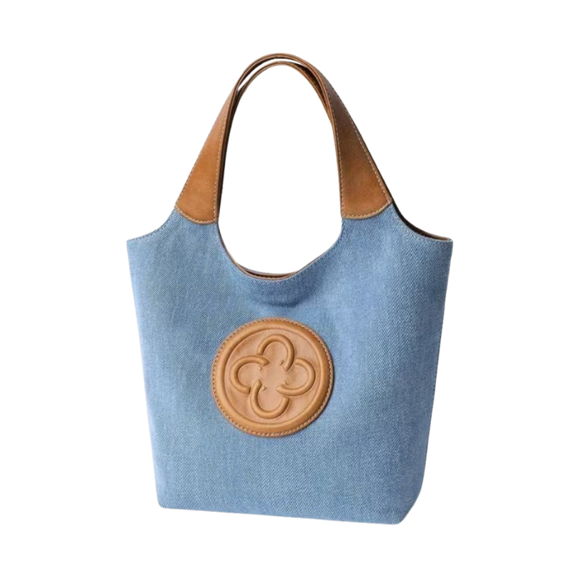 The Denim Bloom Tote