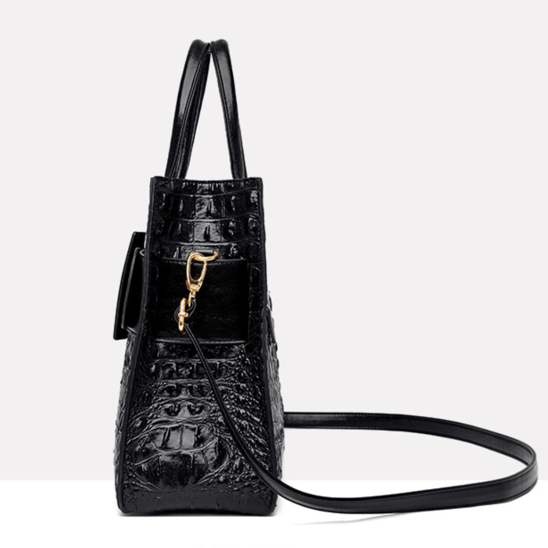 Trendy Crocodile Pattern  Women's  Handbag