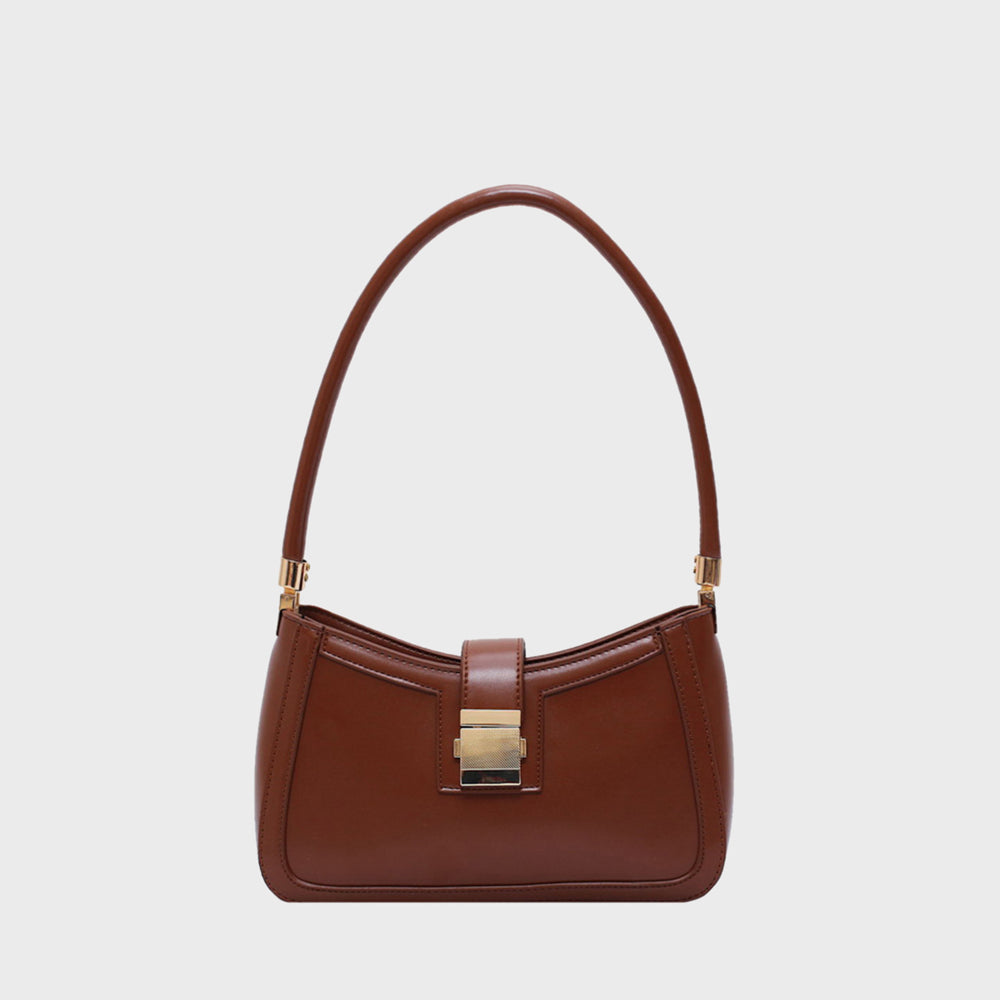 High End Solid Color Shoulder Bag