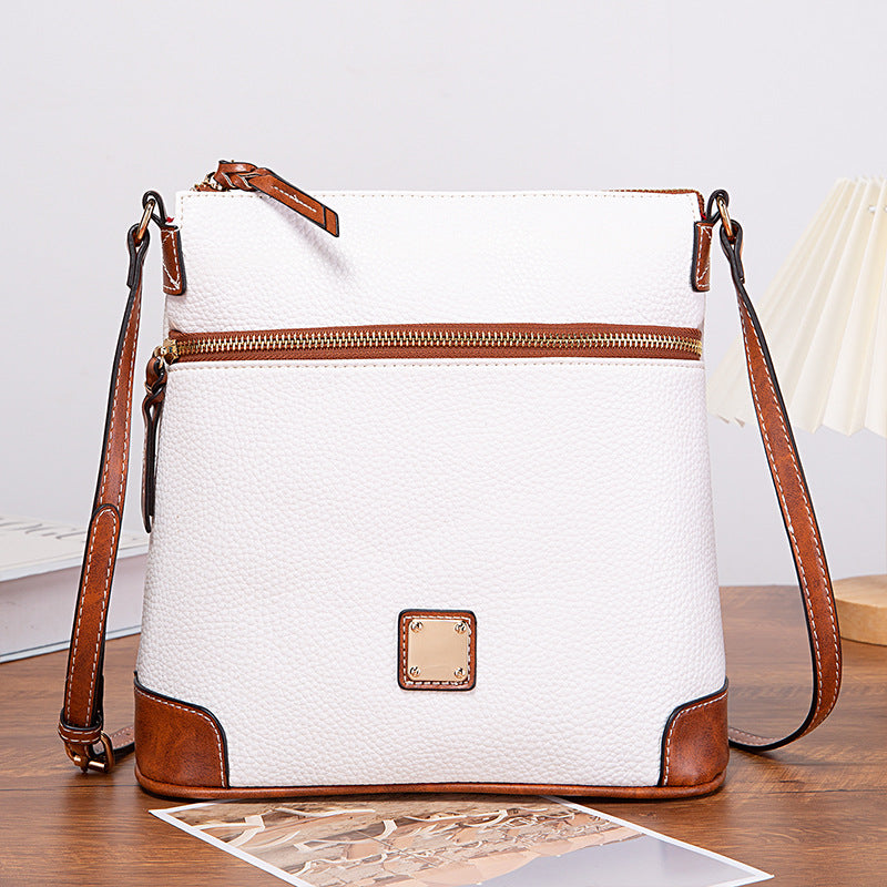 Retro Pebble Texture Women’s Crossbody Bag