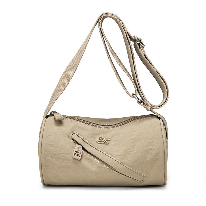 Round Nylon Crossbody Bag
