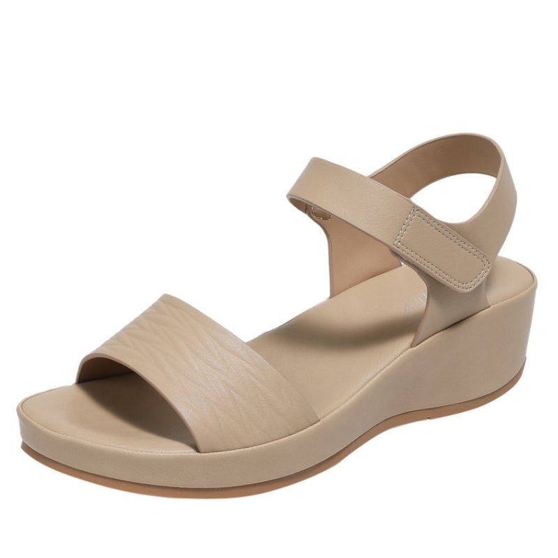Modern Textured Wedge Sandals for Women