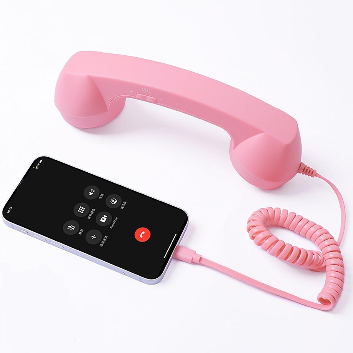 Retro Vintage Wired Phone Handset