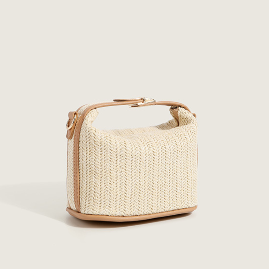Straw Woven Summer Mini Shoulder Messenger Bag