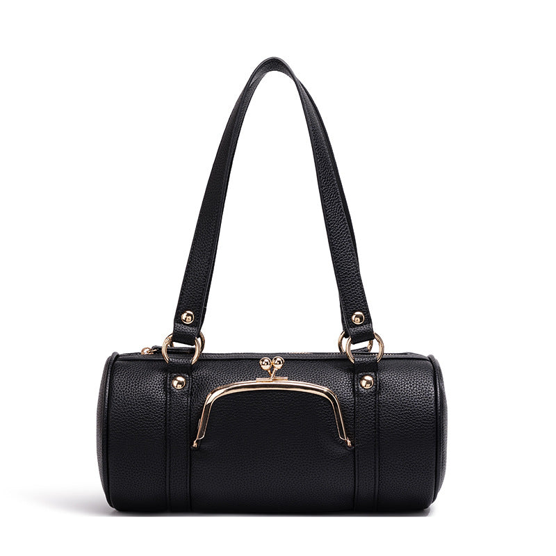 Vintage Boston Barrel Handbag