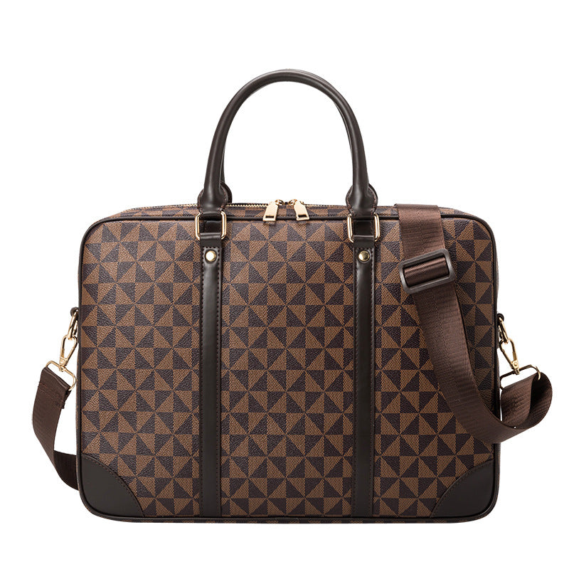 European Style Large PVC Laptop Messenger Bag