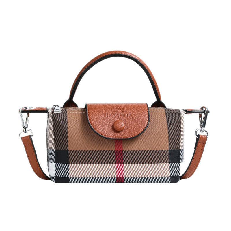 Classic Plaid Mini Handbag