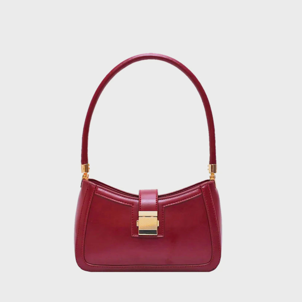 High End Solid Color Shoulder Bag