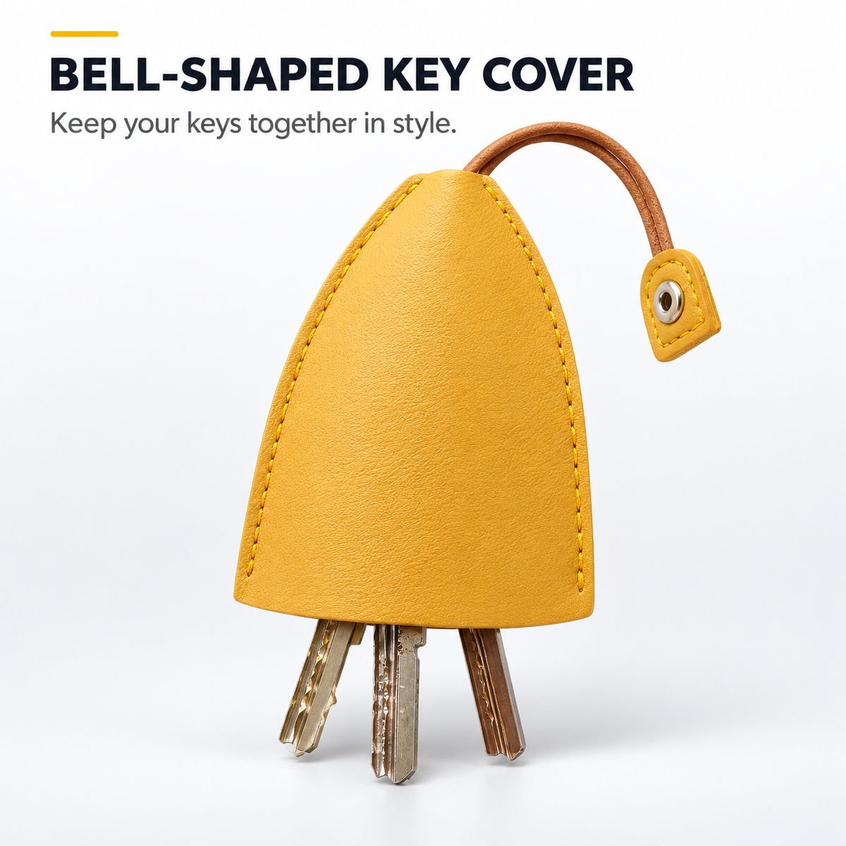 Compact Leather Key Holder Pouch