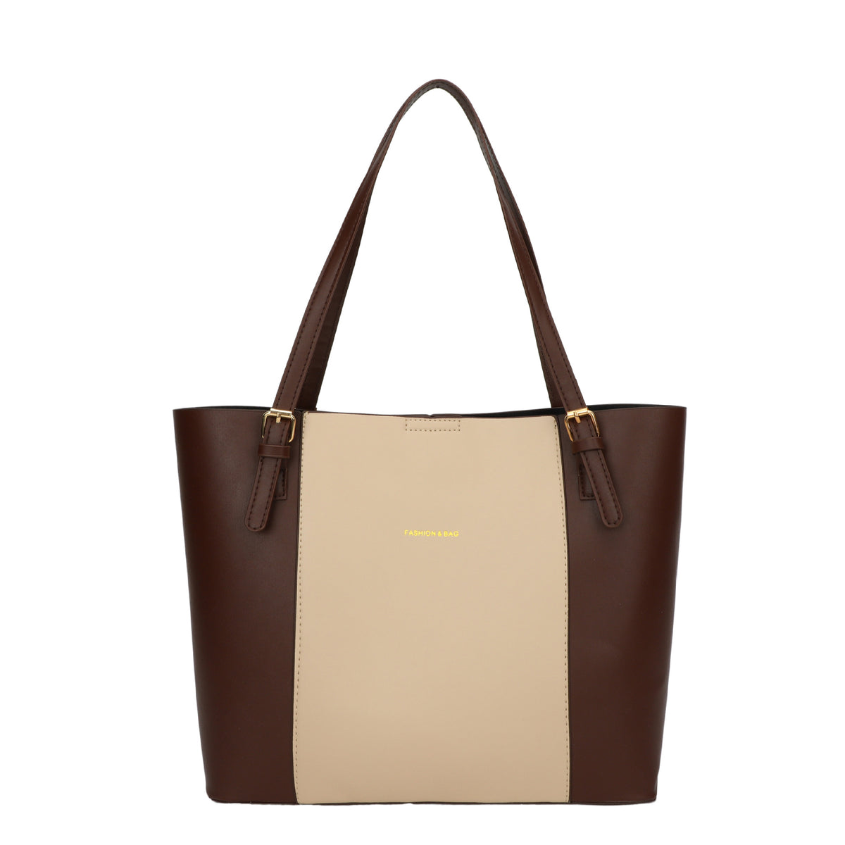Colorblock Large Capacity Tote Bag