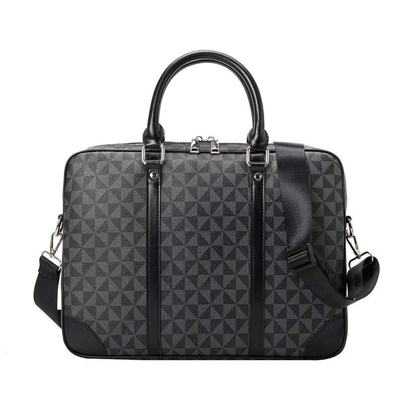 European Style Large PVC Laptop Messenger Bag