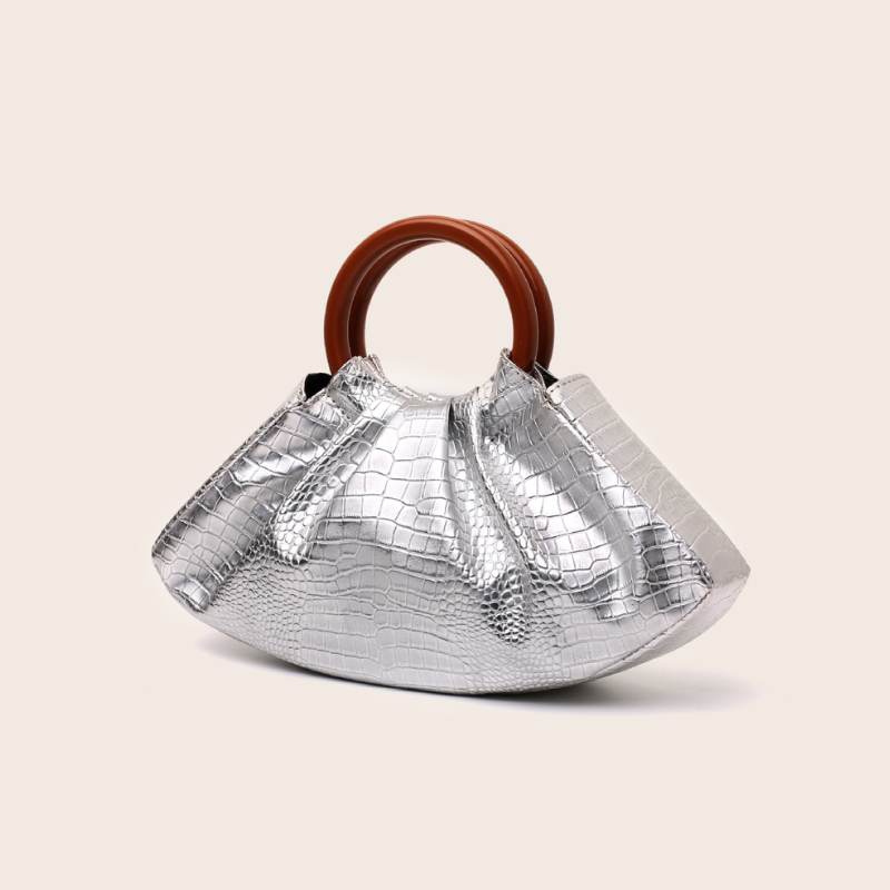 Elegant Pleated Luxe Handbag