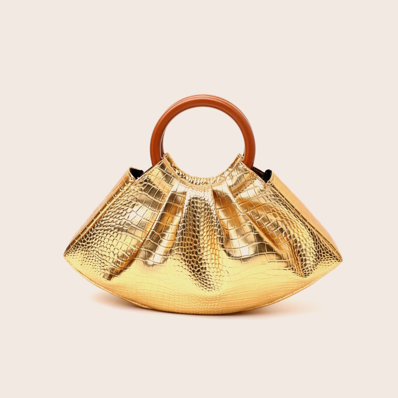 Elegant Pleated Luxe Handbag